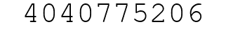 Number 4040775206.