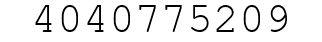 Number 4040775209.