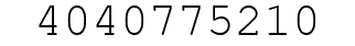 Number 4040775210.