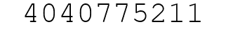 Number 4040775211.