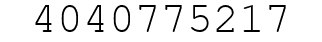 Number 4040775217.
