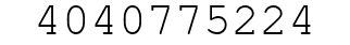 Number 4040775224.