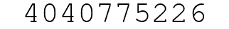 Number 4040775226.
