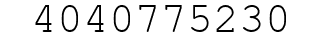 Number 4040775230.