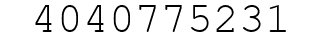 Number 4040775231.