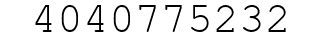 Number 4040775232.