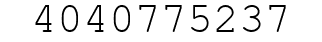 Number 4040775237.