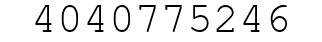 Number 4040775246.