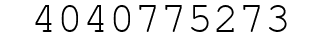 Number 4040775273.