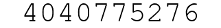 Number 4040775276.