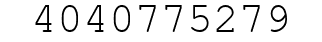 Number 4040775279.