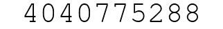 Number 4040775288.