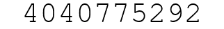 Number 4040775292.