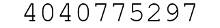 Number 4040775297.