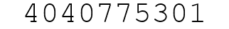 Number 4040775301.