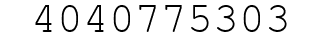 Number 4040775303.