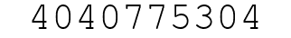 Number 4040775304.