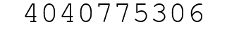 Number 4040775306.