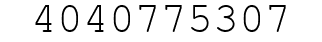 Number 4040775307.