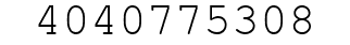 Number 4040775308.