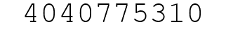 Number 4040775310.