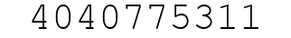 Number 4040775311.
