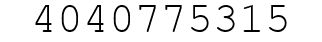 Number 4040775315.