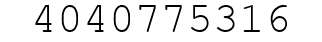 Number 4040775316.