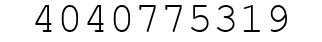 Number 4040775319.