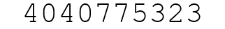 Number 4040775323.