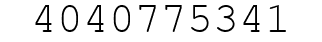 Number 4040775341.