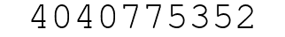 Number 4040775352.