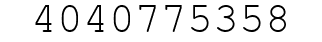 Number 4040775358.
