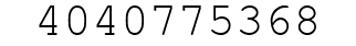 Number 4040775368.