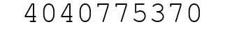 Number 4040775370.