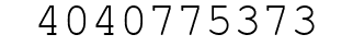 Number 4040775373.