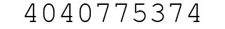Number 4040775374.