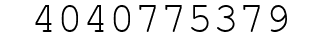 Number 4040775379.