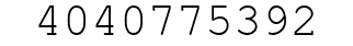 Number 4040775392.