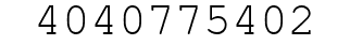 Number 4040775402.