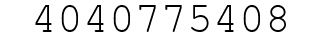 Number 4040775408.