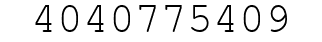 Number 4040775409.