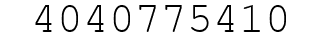 Number 4040775410.