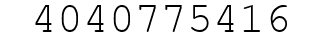 Number 4040775416.