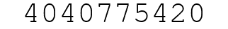 Number 4040775420.
