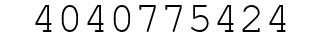 Number 4040775424.