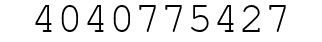 Number 4040775427.