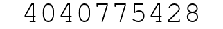 Number 4040775428.