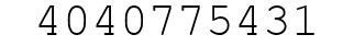 Number 4040775431.