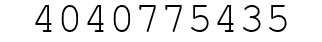 Number 4040775435.